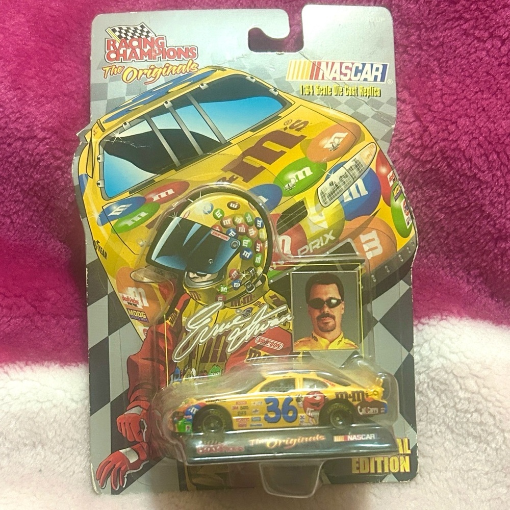 1999 Racing Champions NASCAR Die-Cast Car M&M Chocolate edition